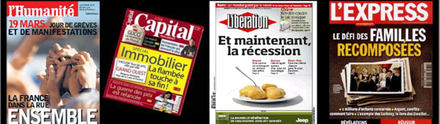 SES - Images de couverture de magazines